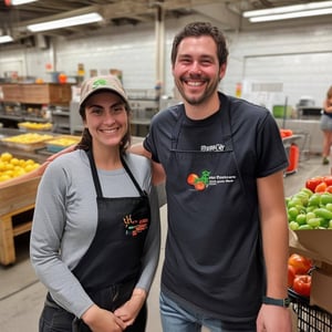 Volunteering at a food nonprofit-1