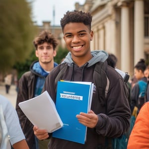 Volunteering at a university-2