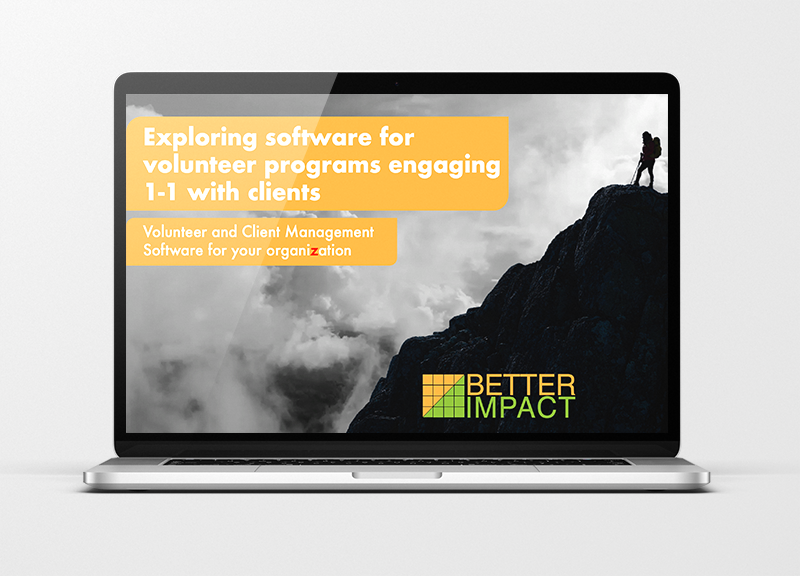 Exploring Software for Volunteer Programs
