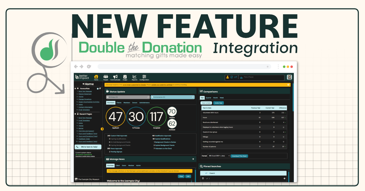 Better Impact + Double the Donation integration