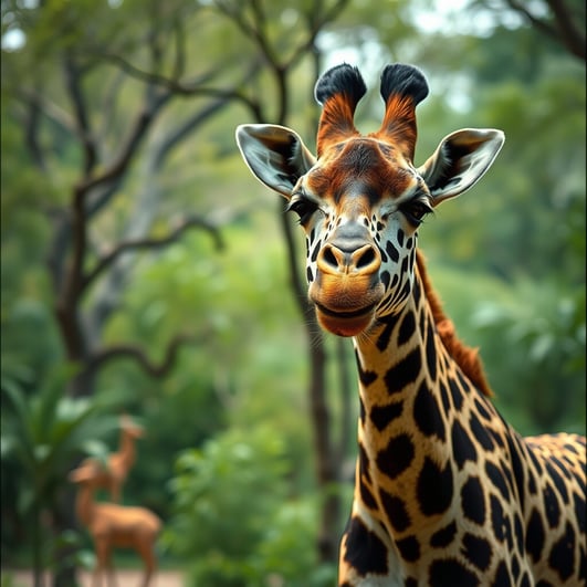 landscape of a zoo_