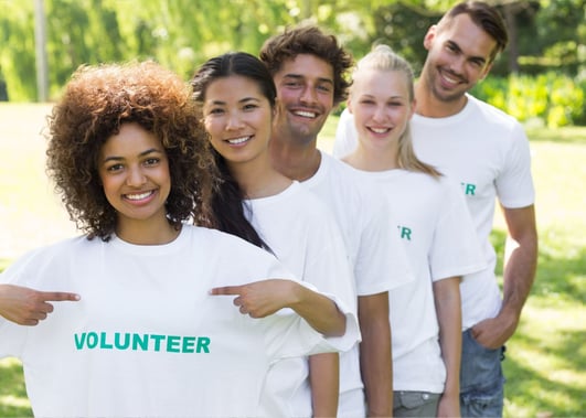 Happy onboarded volunteers