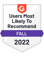 g2 badge users most likely to recommend
