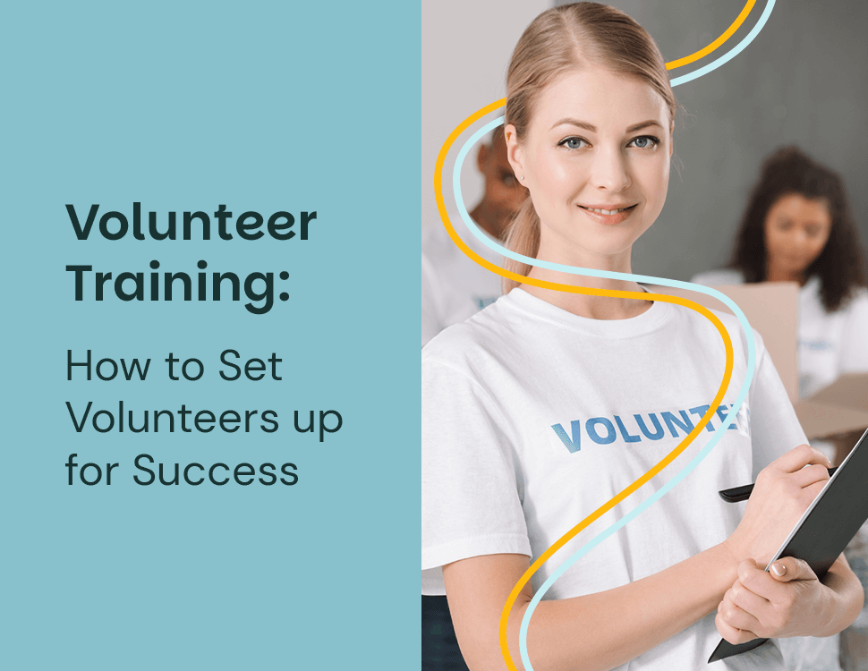 The title of the post: “Volunteer Training: How to Set Volunteers up for Success.”