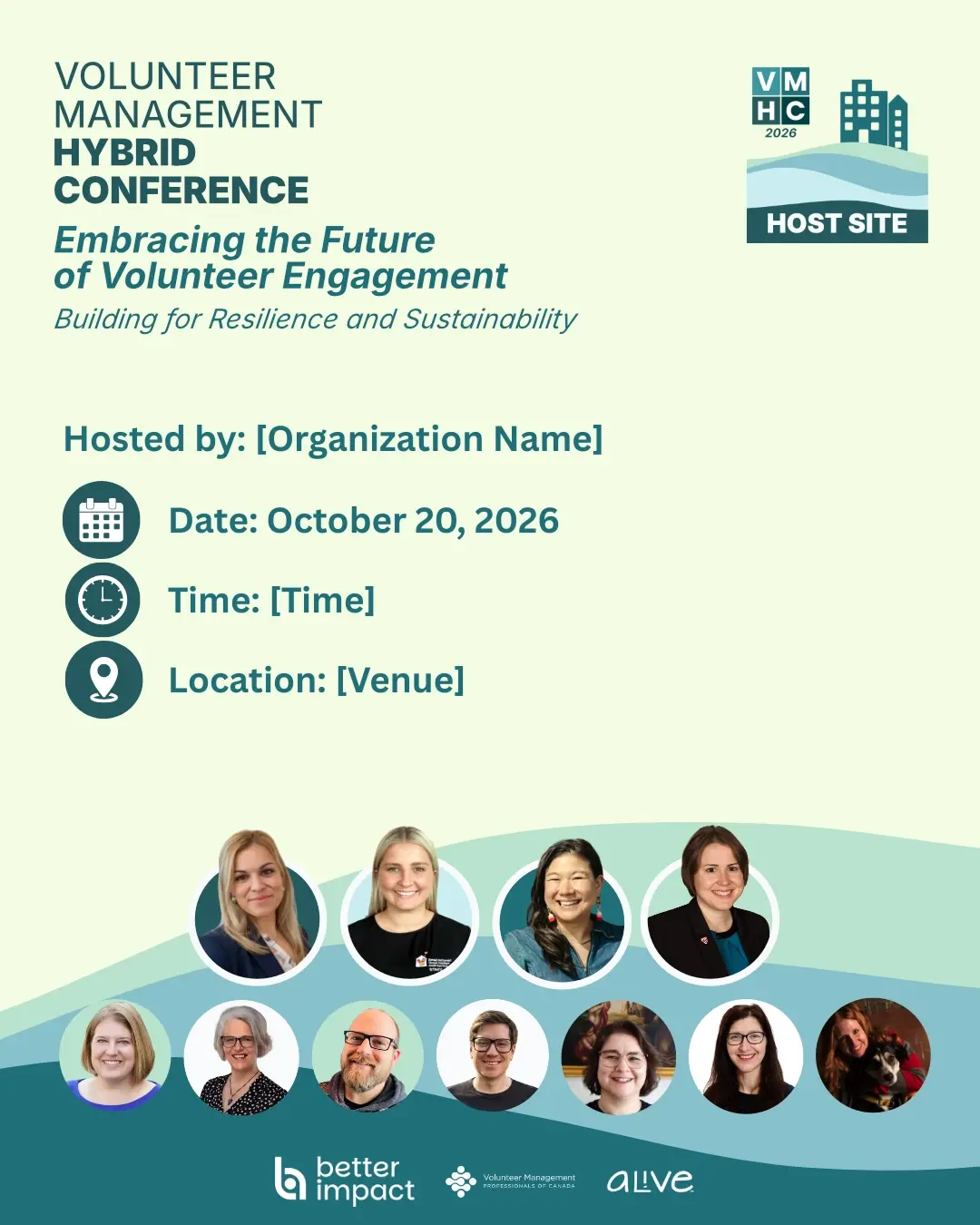 VMHC 2026 Host Site Instagram post template preview